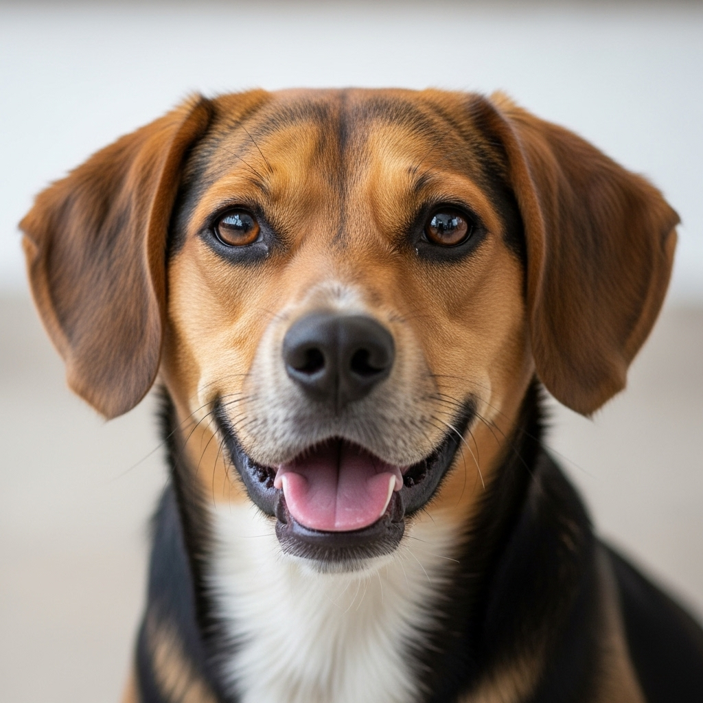 Luna, a Beagle Mix